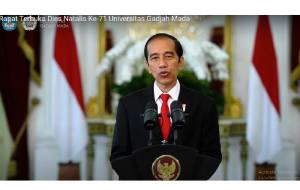 Dies Natalis Ke-71 UGM, Jokowi Bangga Jadi Alumni UGM