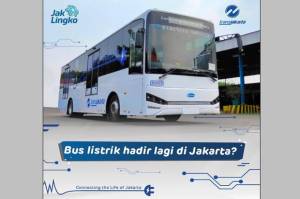 Siap Beroperasi di Jakarta, Bus Listrik Transjakarta 40% Lokal