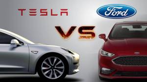 Ford Ejek Tesla :  Bemper Mobil Kita Tidak Mudah Copot