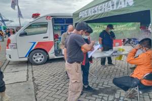 Pemkot Jakut Beri Layanan Rapid Test Antigen untuk Petugas dan Relawan Evakuasi Sriwijaya Air SJ-182