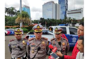 PSBB Ketat di Jakarta, Ditlantas Polda Metro Jaya Perketat Pengawasan di Terminal Bus