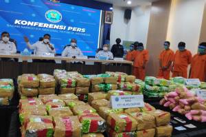 BNN Ungkap Sindikat Narkoba di Sumsel dan Aceh, 200 Kg Sabu dan Puluhan Ribu Ekstasi Diamankan