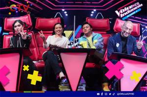 Isyana, Rizky Febian, Marcell, dan Yura Yunita Rebutan Talenta Berbakat di The Voice Kids Indonesia Season 4