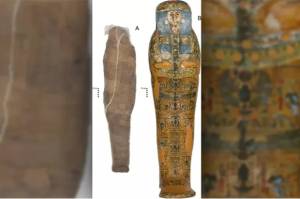 Mumi Purba Mesir Ditemukan Terkubur Dalam Cangkang Lumpur yang Aneh