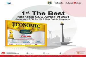 Bank DKI Boyong The Best Indonesia GCG Award 2021