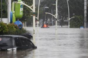 Meski Banjir, BPTJ Klaim Kondisi Terminal Bus Jabodetabek Aman