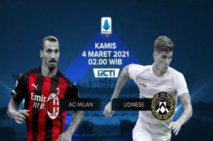 Live Streaming AC Milan vs Udinese: Bagian Penentu Musim Dimulai