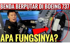Kapten Vincent Ungkap Fungsi Benda Berputar di Samping Kaki Pilot Pesawat
