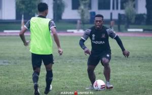 Siap Ladeni Persela, David Laly Bertekad Bantu Madura United Raih Poin Penuh