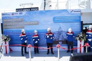 Menteri BUMN Resmikan VLCC Pertamina Pride, Tanker Raksasa Siap Salurkan Energi