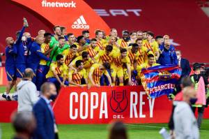 Messi Antar Barcelona Rebut Gelar Copa del Rey ke-31, Koeman: Mudah-mudahan Bukan Laga Terakhirnya
