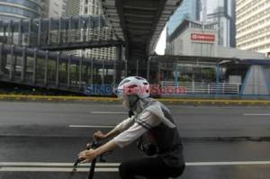 Polisi Tangkap Pemotor Pelaku Begal Payudara Pesepeda di Kemayoran