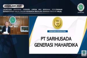 Sarihusada Raih Penghargaan Halal Award 2021 dari MUI
