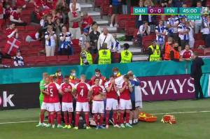 Eriksen Tumbang di Lapangan, Laga Denmark vs Finlandia Berubah Jadi Tangisan