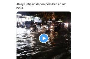 Diguyur Hujan Deras, Rawalumbu Bekasi Masih Terendam Banjir