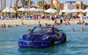 Mesir Kenalkan Mobil yang Bisa Melaju di Atas Air