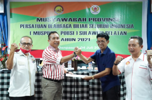 Andi Syafiuddin Patahuddin Terpilih Jadi Ketum Pengprov POBSI Sulawesi Selatan