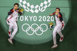 Gresyia/Apriyani Sebut Dukungan Rakyat Indonesia Bantu Mereka Jadi Juara di Olimpiade Tokyo 2020