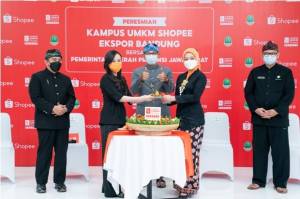 Kampus UMKM Shopee Ekspor dan Kurikulum Vokasi Shopee Resmi Diluncurkan di Bandung