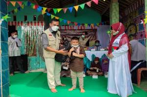 INH Salurkan Hak Anak Yatim Terdampak Covid-19 di Cileungsi Bogor