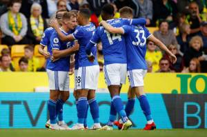 Hasil Liga Inggris 2021/2022: Leicester Susah Payah Kalahkan Norwich
