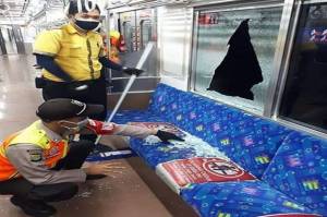 Pelemparan Batu Masih Terjadi, KRL Commuter Line Tangerang Alami Pecah Kaca