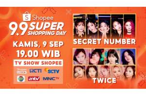 Setelah Lama Ditunggu, SECRET NUMBER & TWICE Siap Guncang Panggung Shopee 9.9 Super Shopping Day TV Show!
