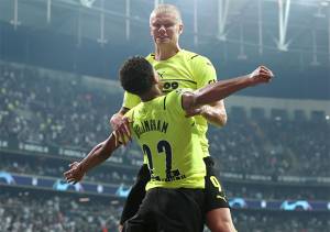 Hasil Liga Champions, Besiktas vs Dortmund: Rekor Haaland Warnai Kemenangan Die Borussen