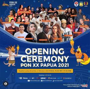 Pesta Kembang Api No Limit Jadi Sajian Utama Pembukaan PON XX Papua 2021