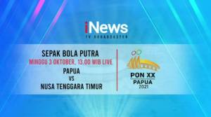 Setelah Memimpin pada Klasemen Grup A, Tim Sepak Bola Papua Siap Lawan NTT untuk Jadi Juara Grup, Saksikan Keseruannya Hanya di iNews