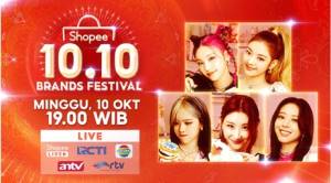 Shopee 10.10 Brands Festival TV Show Bakal Hadirkan ITZY dan Hadiah Fantastis