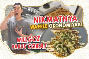 Resep Waffle Okonomiyaki ala Chef Arnold, Cocok Jadi Camilan