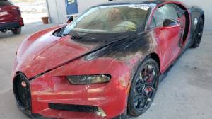 Bekas Terbakar, Bugatti Chiron Masih Dijual di Harga Rp48,4 Miliar