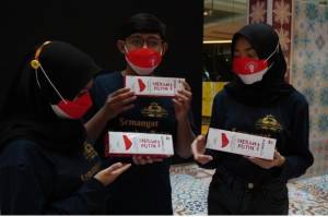 Gandeng Difabel Berprestasi, Kosmemask Rilis Masker Merah Putih di Hari Sumpah Pemuda