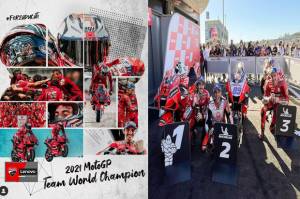 Hasil MotoGP Valencia 2021: Ducati Dominan, Bagnaia Juara