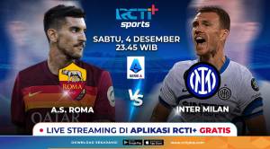 Live Streaming RCTI+ AS Roma vs Inter Milan, Inzaghi: Ini Laga Besar!