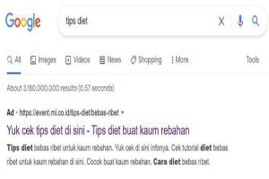 Jadi Trending, Berburu “Tips Diet” Malah Nyasar ke Website Xiaomi