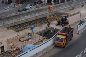 Rel Trem Peninggalan Belanda di Proyek MRT Segera Dipindahkan
