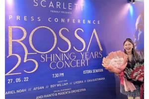 Rossa Gelar Konser 25 Tahun, Felicya Angelista Bersama Scarlett Jadi Sponsornya