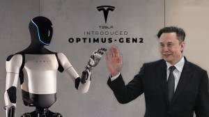 Bagaikan Mandor, Robot Humanoid Optimus Milik Elon Musk Keliling Pabrik