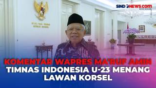 Timnas Indonesia U-23 Lolos ke Semifinal, Wapres Maruf....