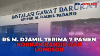 RS M. Djamil Padang Terima 7 Pasien Korban Banjir....