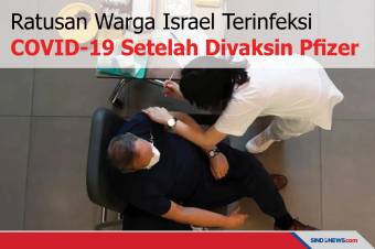 Ratusan Warga Israel Terinfeksi COVID-19 Setelah Divaksin Pfizer