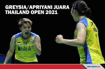 Greysia/Apriyani Juara Thailand Open 2021