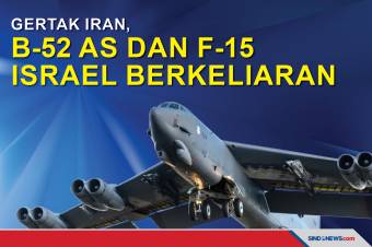 Gertak Iran, B-52 AS dan F-15 Israel Berkeliaran di Teluk Persia
