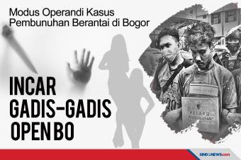 Psikopat Pembunuhan Berantai di Bogor Incar Gadis-gadis Open BO