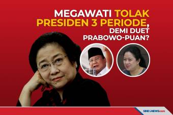 Megawati Tolak Presiden 3 Periode, Demi Duet Prabowo-Puan?