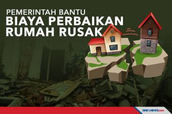 Dampak Gempa Malang, Pemerintah Bantu Biaya Perbaikan Rumah Rusak