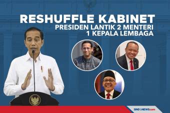 Reshuffle Kabinet, Presiden Lantik 2 Menteri 1 Kepala Lembaga