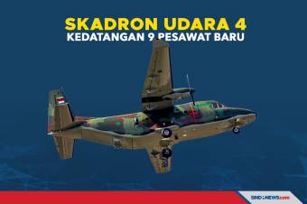 Skadron Udara 4 Kedatangan 9 Pesawat Baru Produksi Dalam Negeri